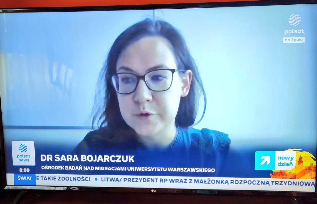A sensible voice in migration debate on morning TV from @SaraBojarczuk @CMR_Warsaw 👍
#IMISCOE2023