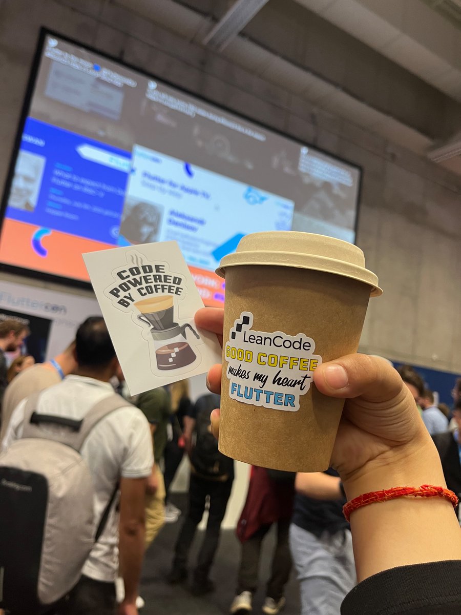 coder_jedi's tweet image. Good coffee does make my heart flutter 💙
#FlutterCon