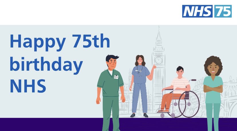 Happy 75th Birthday to all our front line dedicated health care professionals who put quality of care &amp; equality of access to care above all else❤️ Thank You. ☂️ #neurodiversity