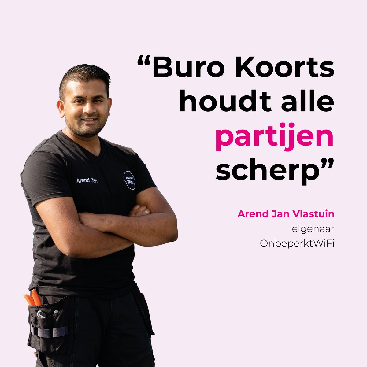 burokoorts's tweet photo. Hoe komen we onder de aandacht bij de juiste klant? Dat is de vraag die https://t.co/DYBvgZ8YaX eind 2019 aan ons stelde. 

In deze referentie vertelt Arend Jan, eigenaar van OnbeperktWiFi, hoe hij de samenwerking ervaart. https://t.co/aUVHCma50i https://t.co/at3IljjE0o