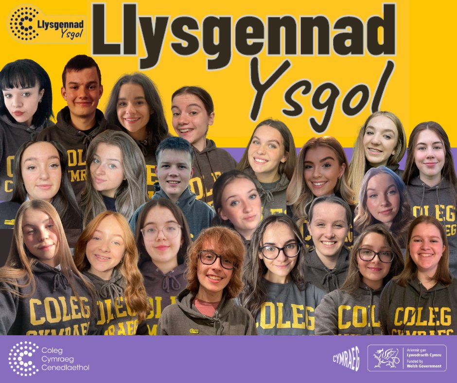 Coleg Cymraeg (@colegcymraeg) on Twitter photo 📢Ysgolion Cymru!📢
Cyfnod y criw gwych yma yn dod i ben ddiwedd y mis a chyfle i recriwtio criw newydd! Am roi profiadau gwych i ddisgyblion bl 12 a 13? Cofrestrwch eich diddordeb yma erbyn 20 Medi: forms.office.com/e/sa53qjm7Lx
Mwy o wybodaeth: l.bulman@colegcymraeg.ac.uk 📢Ysgolion Cymru!📢
Cyfnod y criw gwych yma yn dod i ben ddiwedd y mis a chyfle i recriwtio criw newydd! Am roi profiadau gwych i ddisgyblion bl 12 a 13? Cofrestrwch eich diddordeb yma erbyn 20 Medi: forms.office.com/e/sa53qjm7Lx
Mwy o wybodaeth: l.bulman@colegcymraeg.ac.uk