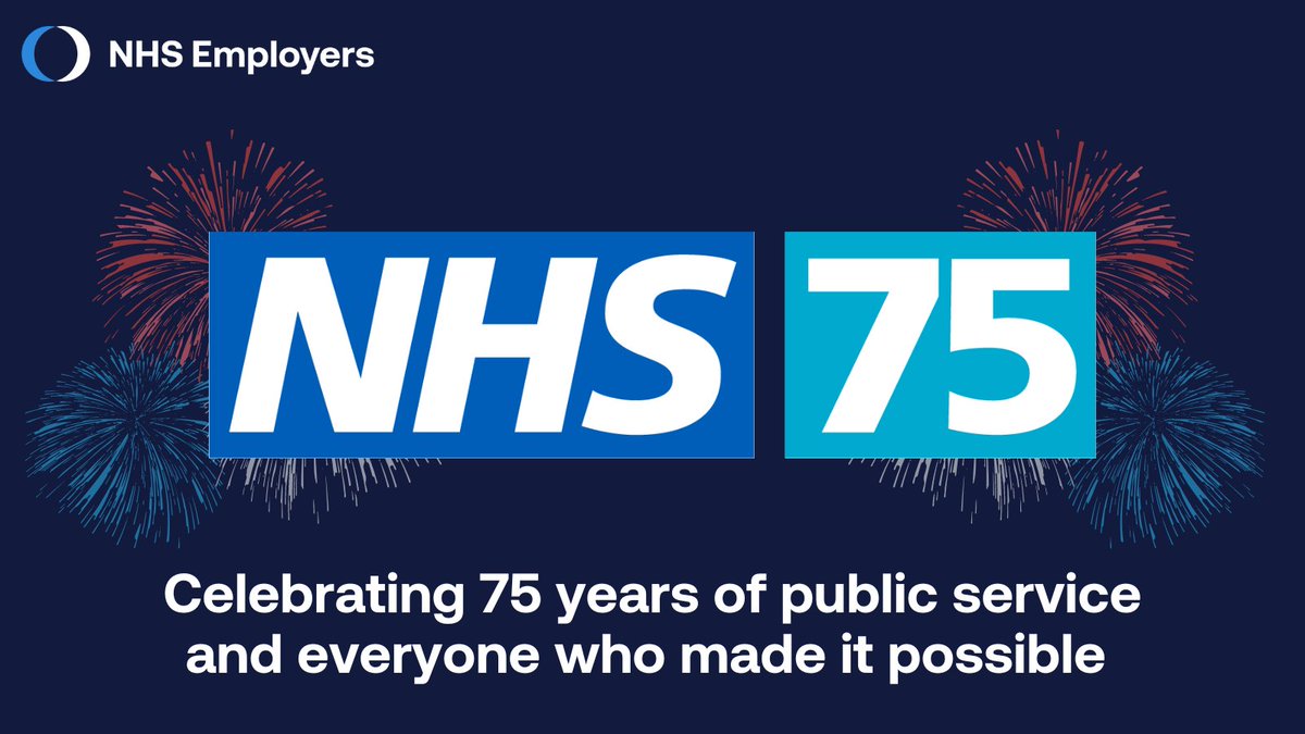 Today is #NHS75 and we take this moment to reflect on the hard work and achievements of NHS staff past and present. A huge thank you to our NHS colleagues who've made a difference to millions of lives over the last 75 years.