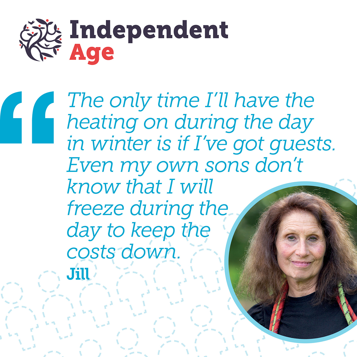 IndependentAge's tweet photo. Have you watched our #HiddenTwoMillion film yet?
Jill is among millions of older people around the UK who are making desperate cuts so they can make ends meet.
Hear from Jill and others like her to see why we must tackle financial hardship in later life. https://t.co/A4eKMfxOLc https://t.co/Tnht9Pjrbb