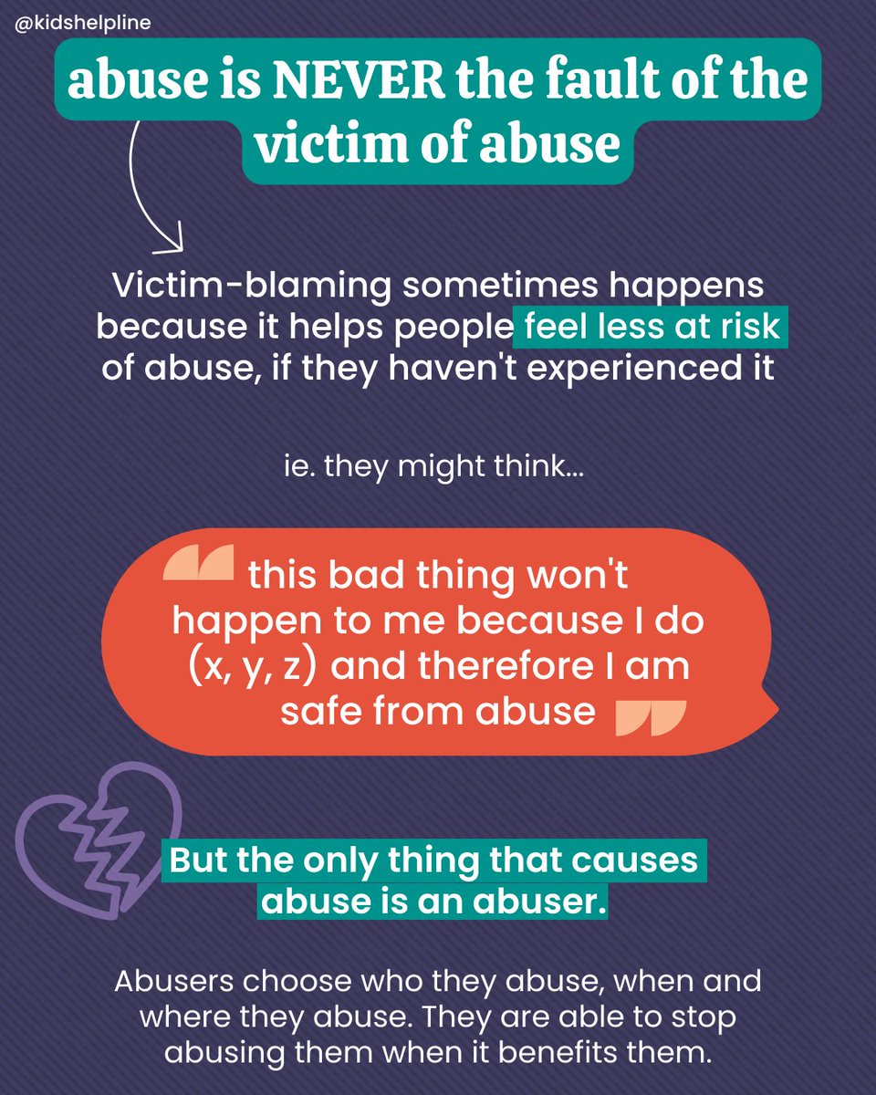❗ PSA: abuse is a never, ever the fault of the victim ❗ There's no such thing as doing the 'right' thing when it comes to avoiding abuse.