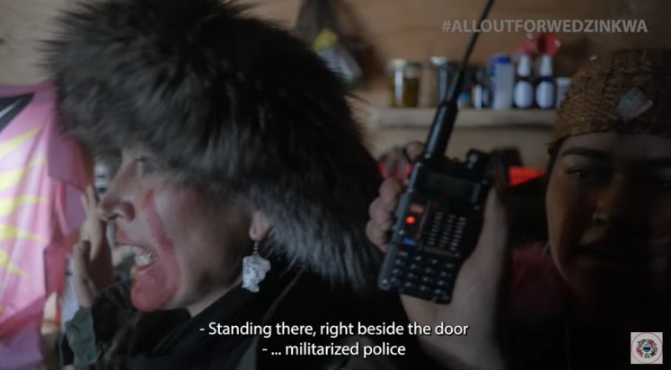 PBIcanada's tweet photo. On Monday July 10, we will be watching Chief Na'moks and Sleydo' present to the Inter-American Commission on Human Rights (IACHR) on violations committed by the RCMP C-IRG on Wet'suwet'en territory in British Columbia, Canada. To watch online: https://t.co/SMC9ZxCKs0 #AbolishCIRG https://t.co/fEgJb45SIw