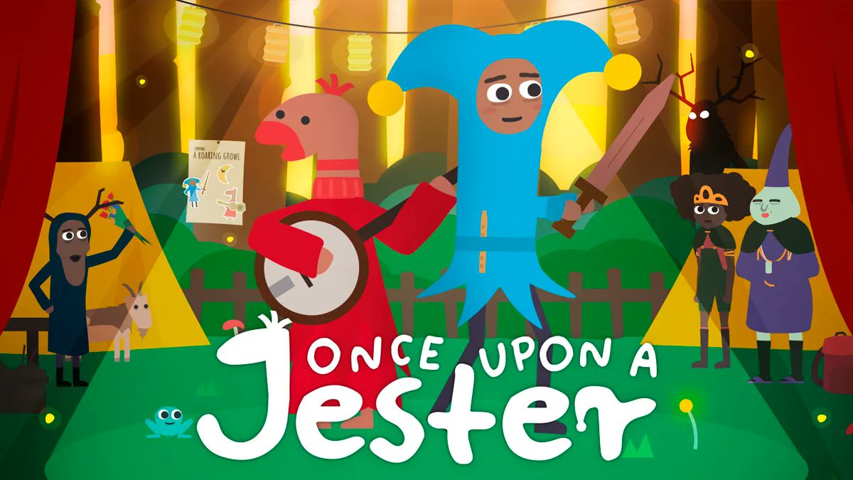 TodasGamers's tweet photo. Aviso mañanero de directo. Esta tarde, a las 7pm CEST, robos, teatro y dar mucho el cante en #OnceUponAJester con @AzkaLaura. ¡Venirse!
https://t.co/uTzvIm4rBh
#Directoconcroquetas https://t.co/yowXAe0aAd