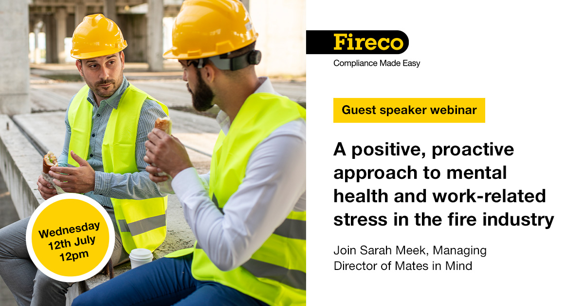 Fireco's tweet image. 🎤Join us for our next webinar!

Sarah Meek from Mates in Mind will discuss positive mental well-being within the workplace.

Save your space ow.ly/6Xp350P0fBc

#mentalhealthawareness #matesinmind #mentalhealthawareness