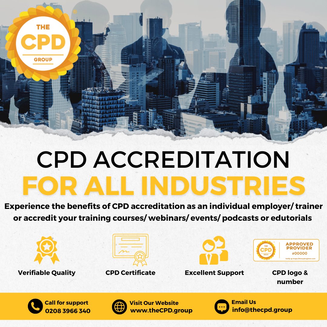 CPDAccGroup's tweet photo. The benefits of CPD have no limit! Boost your credibility as a business or for your learning/ training materials!🌟 #CPD #accreditation #elearning #cpdprovider #employer #employers #trainers #trainingcourse #webinar #events #podcast #podcasting #webinars #cpdaccreditation https://t.co/MSv9rlo3S4