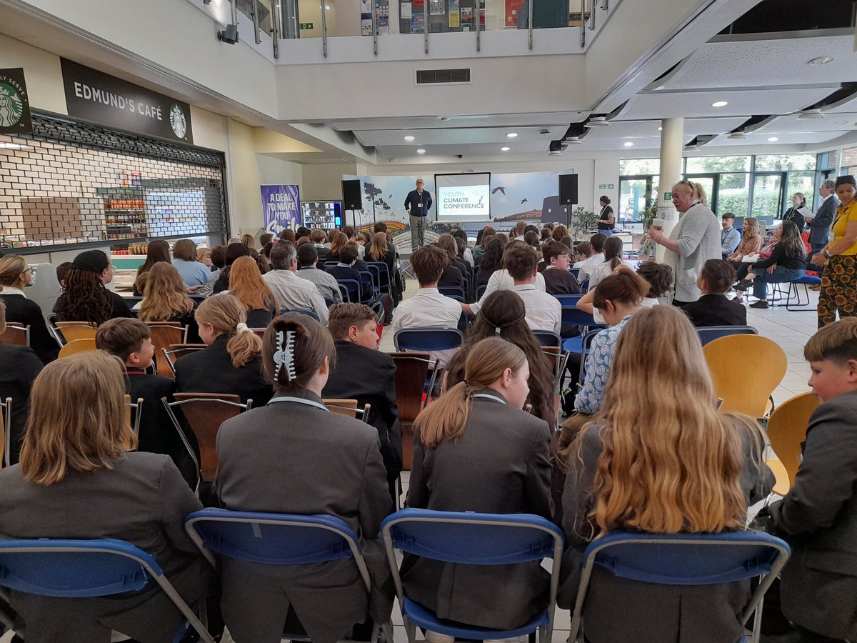 Fantastic to see so many young eco champions at Suffolk's first ever Youth Climate Conference today @WestSuffolk