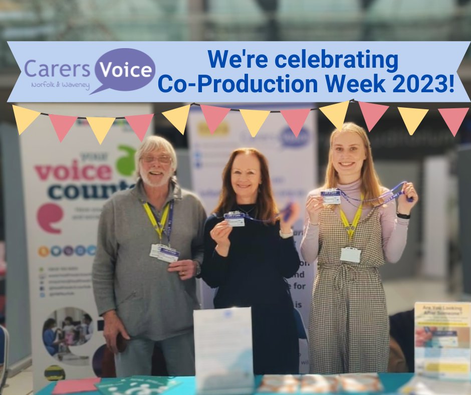 CarersVoiceNW's tweet image. We are celebrating #CoProductionWeek! "Nothing about us without us". Join our membership to strengthen the voice of Carers in Norfolk &amp;amp; Waveney. Ensuring Carers get the support &amp;amp; services they want &amp;amp; need! Become a member of Carers Voice here (it's free)
👉carersvoice.org/carer-voice-me…