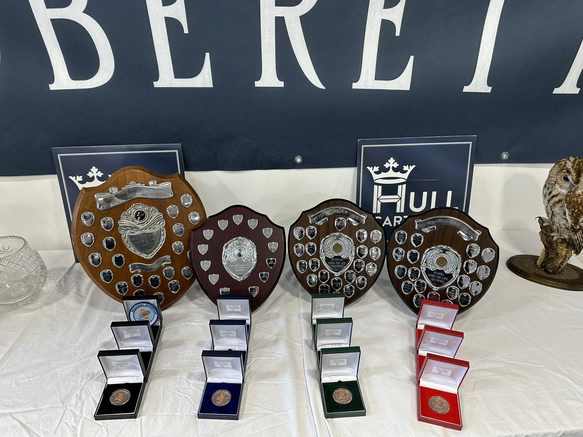 Sundays haul of Trophy’s and Medals for the CPSA - East Midlands Region - Clay Pigeon Shooting Down The Line Championship.
If you haven’t already booked in give us a call on 01623 883798.
