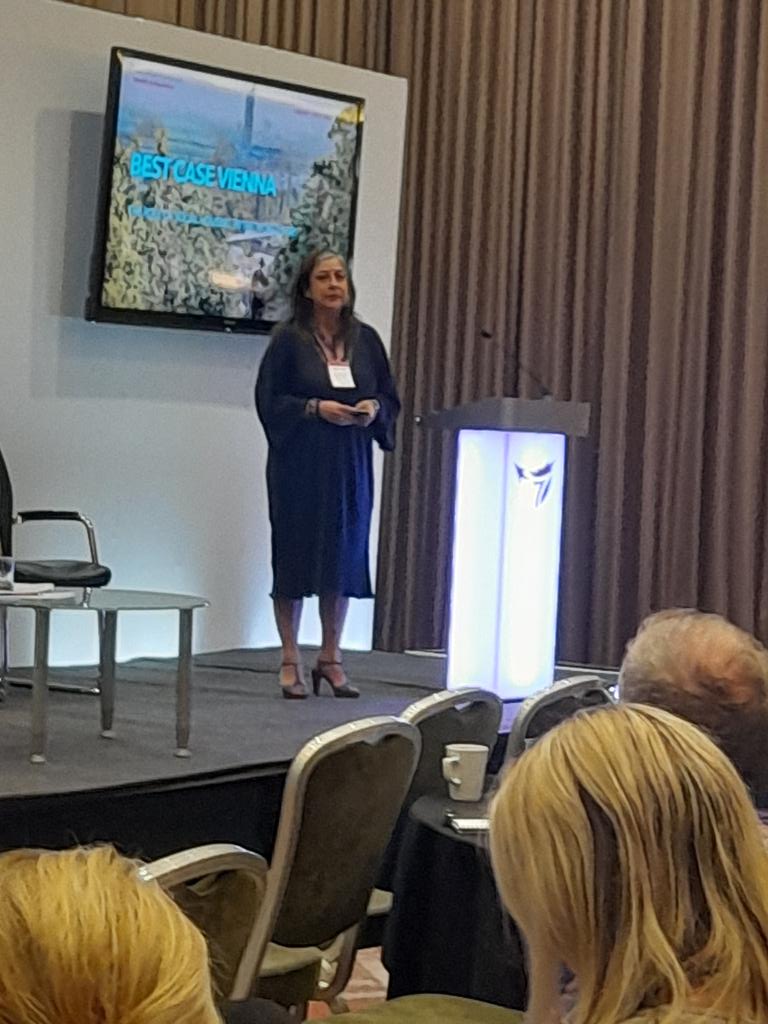 Our next keynote speaker Maria Vassilakou, the former deputy mayor of Vienna and of Vienna Solutions, said: 

"62% of buildings (across two social housing schemes) in Vienna are social housing.

"There's no other city on Earth that has these figures."

#OneBig23 #Conferences2023