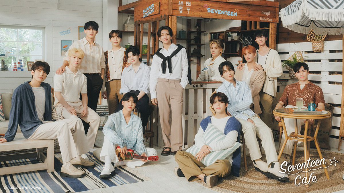 ☕🌊 SEVENTEEN CAFE 2023: BEACH VACATION 🌊🐚 📍Tokyo, Kanagawa
