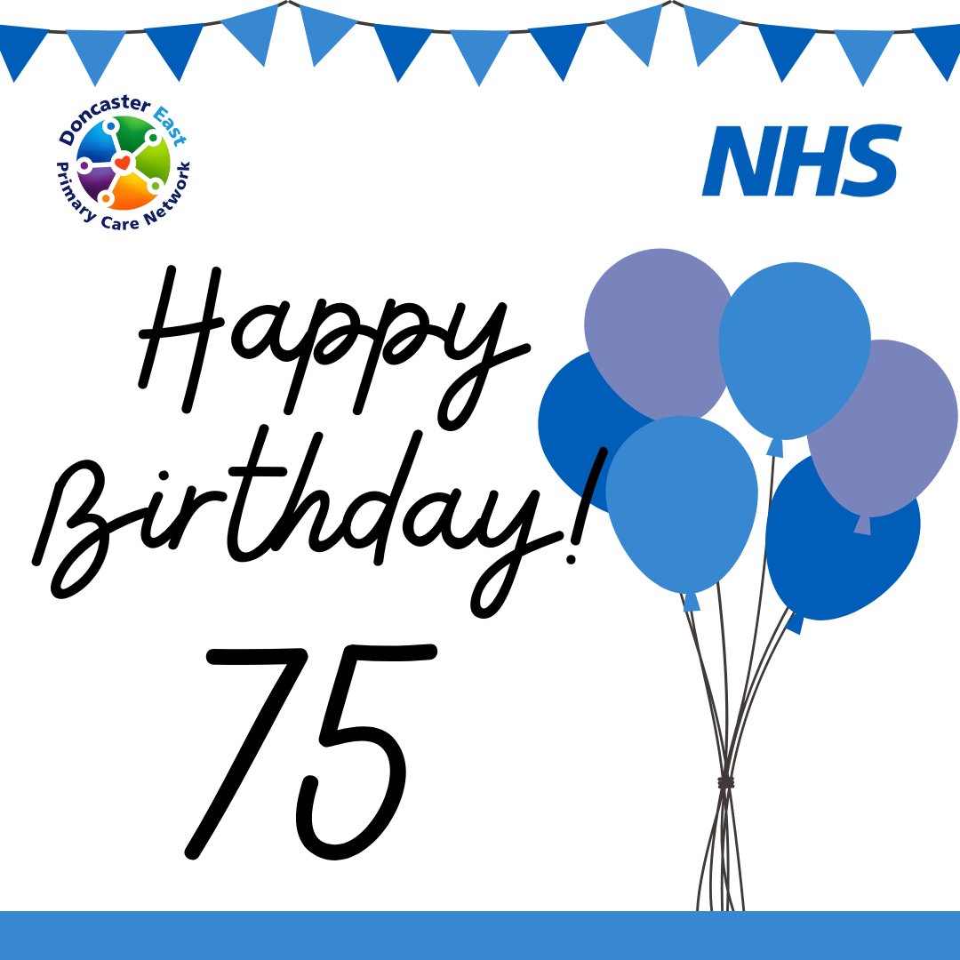 The NHS is 75 years old today! 🥳

A huge thank you to all the amazing NHS staff for everything they do.