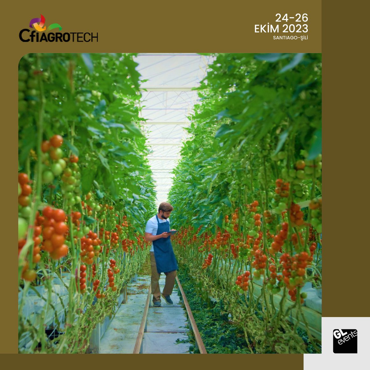 gleventstr's tweet image. Tarımsal gıda endüstrisi ve teknolojilerinin öncü fuarı CFIAgrotech, 24 - 26 Ekim 2023'te Şili'nin Santiago kentinde gerçekleşecek.

Detaylı bilgi için 👉 exhibitions.turkey@gl-events.com

cfiagrotech.cl/en

#glevents #gleventsexhibitionsturkey #cfiagrotech