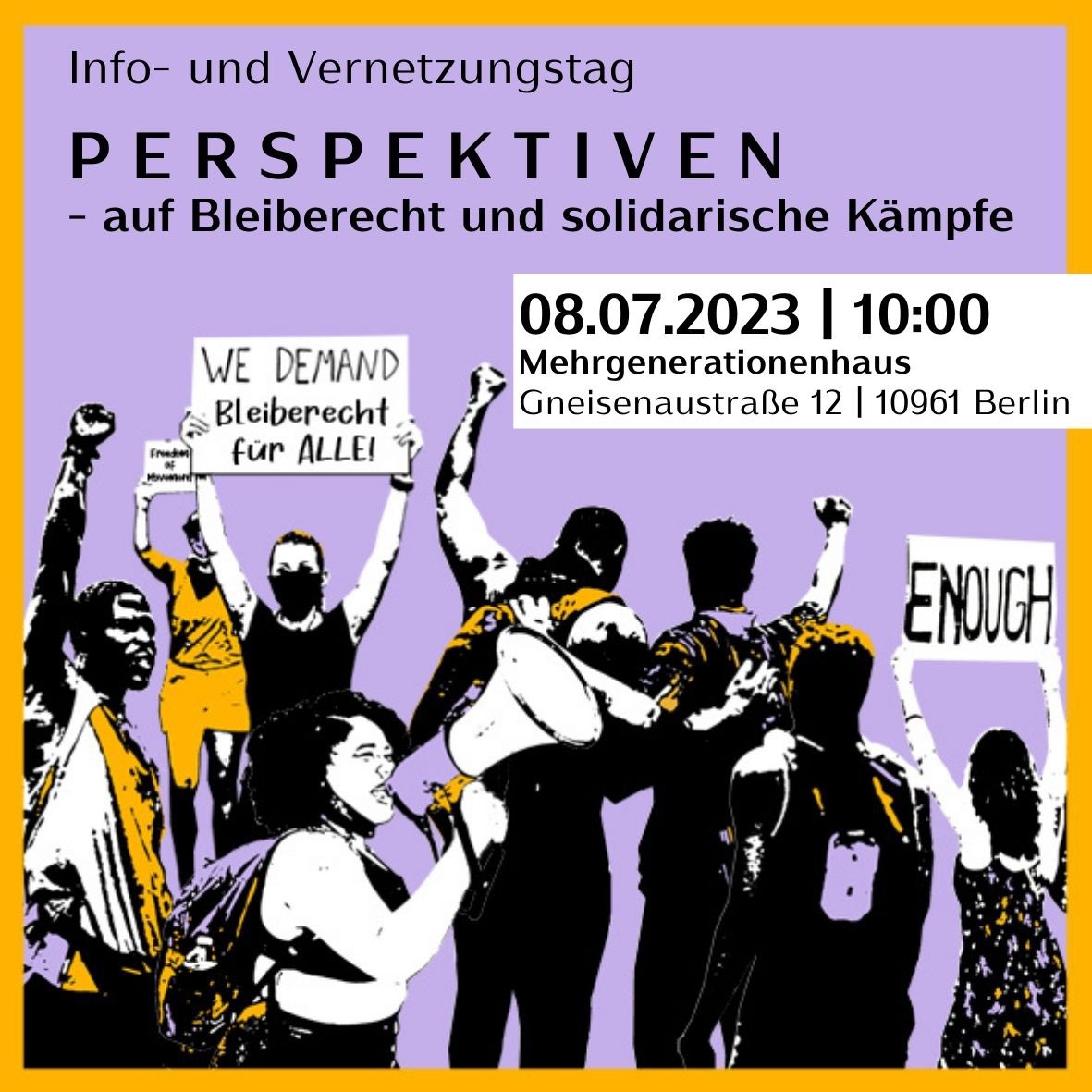 der_neukoellner's tweet photo. Gegen ihre rassistische Asylpolitik steht unsere solidarische Organisierung!

Vernetzungstreffen mit zahlreichen Workshops und Diskussionen mit Refugee Organisationen, Expert*innen, Aktivist*innen organisiert von der Kampagne „BLEIBERECHT FÜR ALLE - statt Chancenfalle!“ am Samstag den 8. Juli ab 10 Uhr im Mehrgenerationenhaus Gneisenaustraße 12 | 10961 Berlin Kreuzberg. 1/2