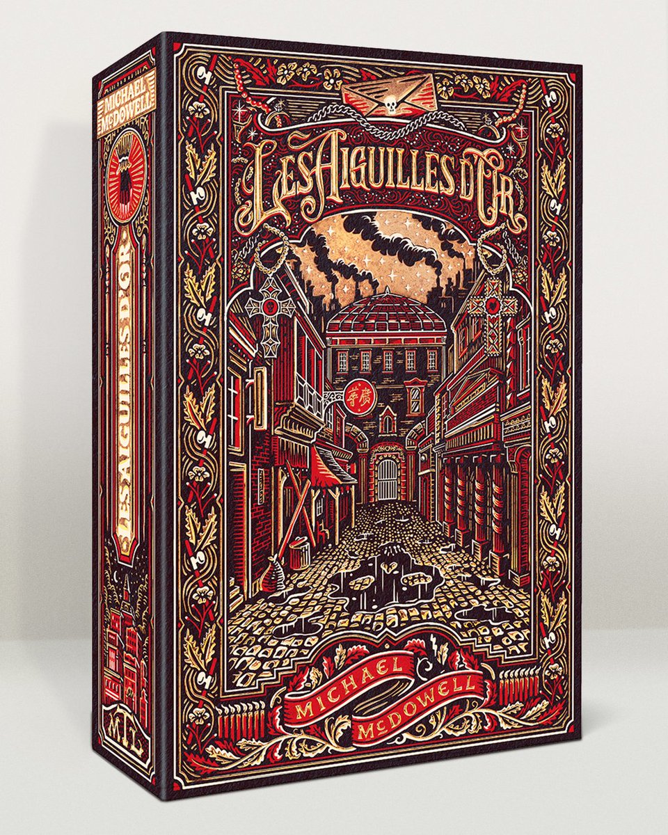 Et voilà “Les Aiguilles d’or”, le prochain roman de Michael McDowell, traduit par Jean Szlamowicz, avec une couverture de Pedro Oyarbide. 

Il fait 520 pages, c'est dans le même format que Blackwater et il sera disponible le 6 octobre.

Pour le reste : bit.ly/LesAiguillesdor