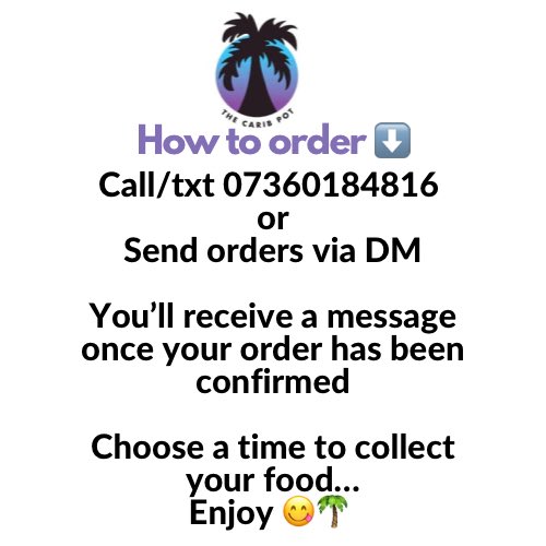 TheCaribPot's tweet photo. Get your authentic Caribbean food fix at @TheCaribPot today. We’re open from 2pm today. Send your orders via DM or text 07360184816 🌴#bermondsey #se16 #jamaicanfood #caribbeanfood https://t.co/WucyUAbEgq
