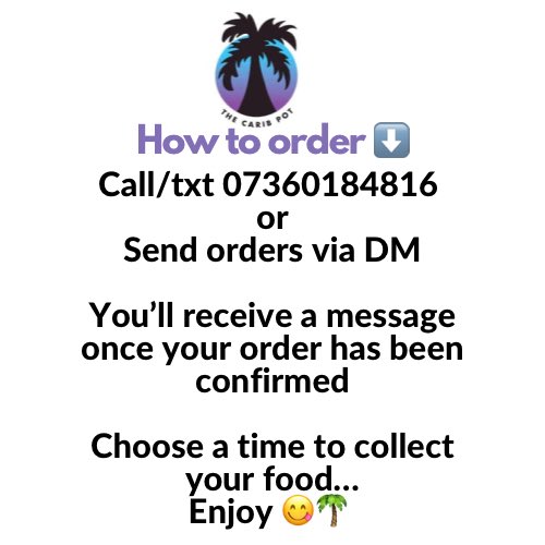 Get your authentic Caribbean food fix at @TheCaribPot today. We’re open from 2pm today. Send your orders via DM or text 07360184816 🌴#bermondsey #se16 #jamaicanfood #caribbeanfood