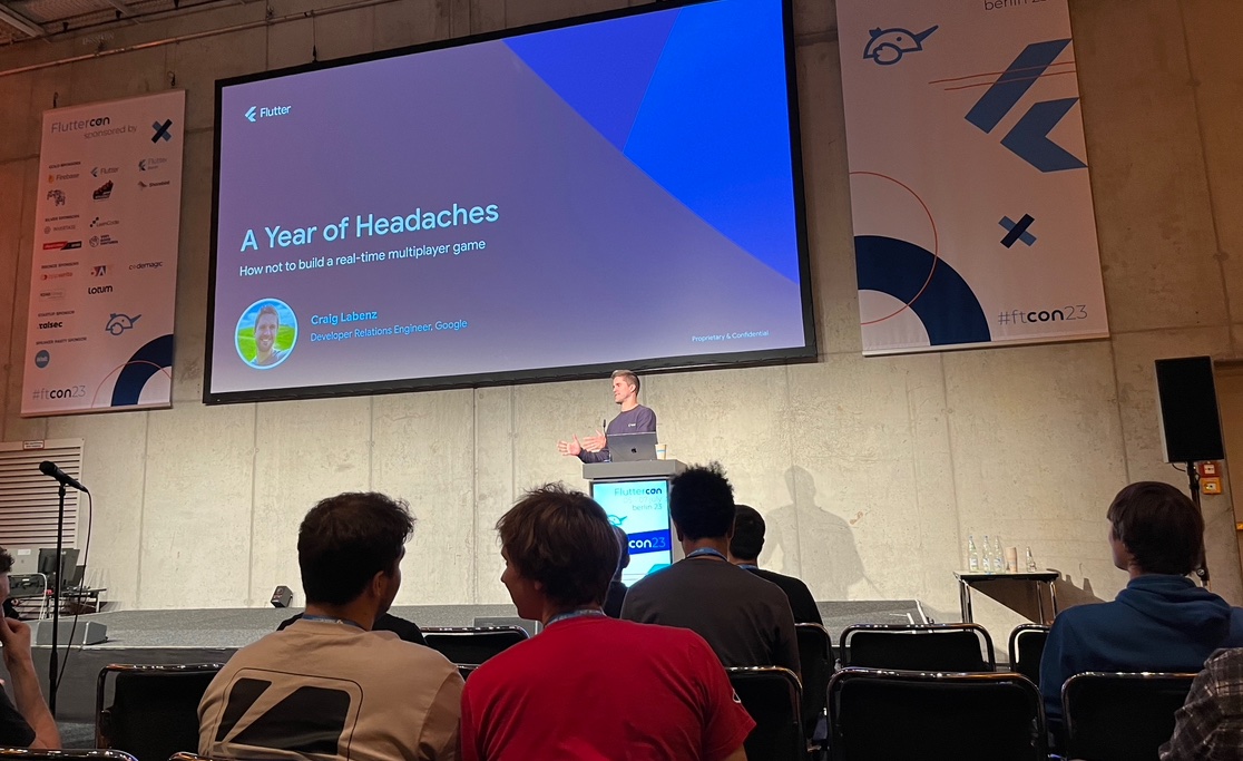 coder_jedi's tweet image. How not to build a real time multiplayer game by @craig_laben 🤩💙

#FlutterCon