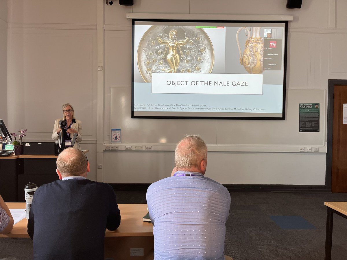 LanaChologauri's tweet image. @gevemac and @DomizianaRossi1 ‘s super interesting talk at the #IMC2023 about the Sasanian women! #BIPS @BIPS_Britac @IMC_Leeds