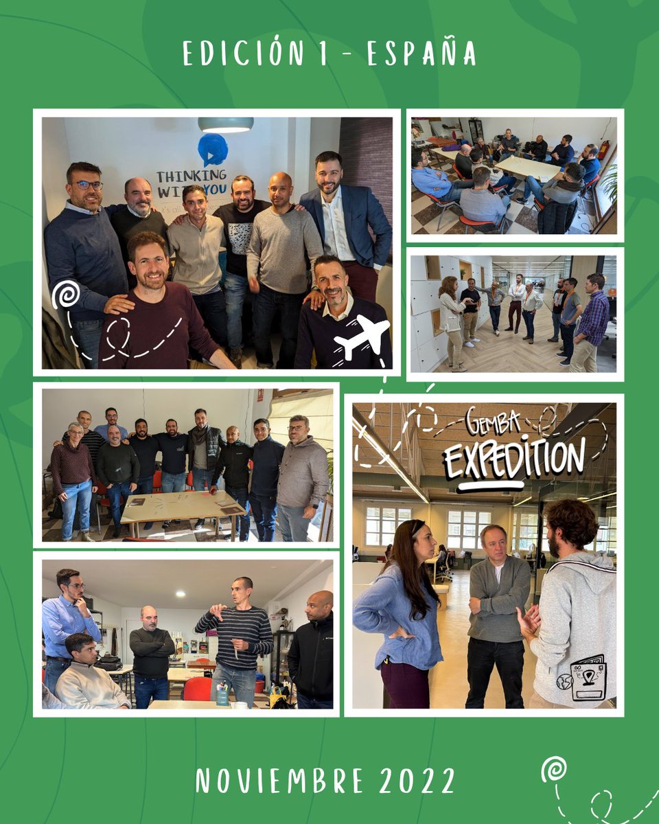 Fotos de la primera expedición a España - Nov 2022

 Siguiente expedición:  
📆 Del 28 Ago al 6 Sept 2023 
📍 Viaje a Argentina 
💻 liqueed.org/cursos-abierto…  

✈️ Gemba Expedition Team #ViajeDeExploracionOrganizacional #GembaExpedition