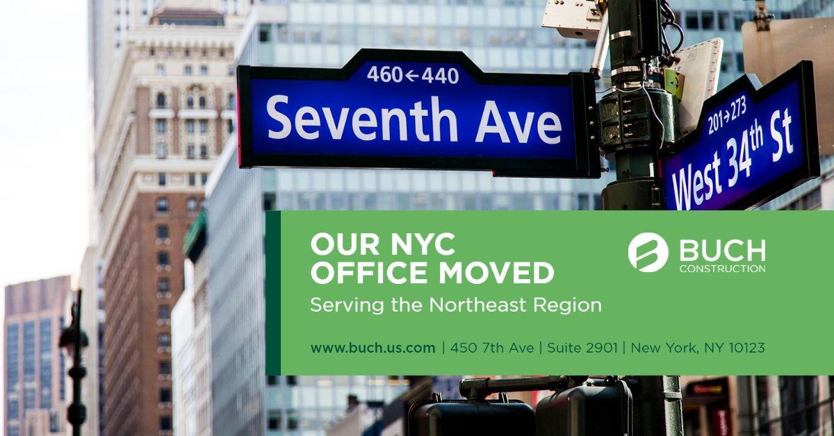 BuchBuilds's tweet image. We are excited to announce that our New York office has moved. Please note our new address. Visit the link below to learn more!

buch.us.com/new-york-offic…

#ServingTheNortheast #GeneralContractor #NewYorkCity