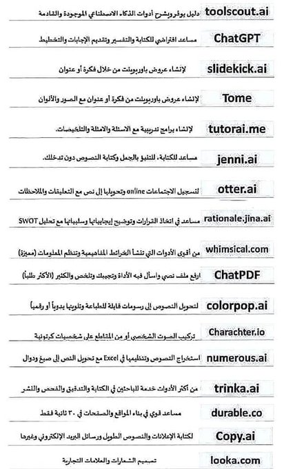 res_plan3's tweet photo. برامج الذكاء الاصطناعي ✍️ https://t.co/zJOhSeXWRT