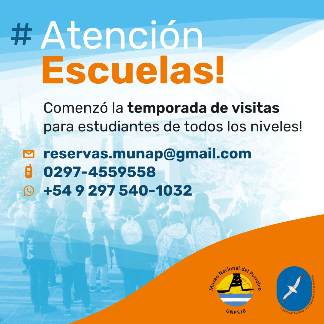 MuseoPetroleo's tweet photo. Ya estamos agendando visitas para luego del receso de invierno!!!
Recomendamos realizar su reserva con anticipación ya que se acerca la temporada alta de visitas escolares!!! https://t.co/Q2uUaXBWXb