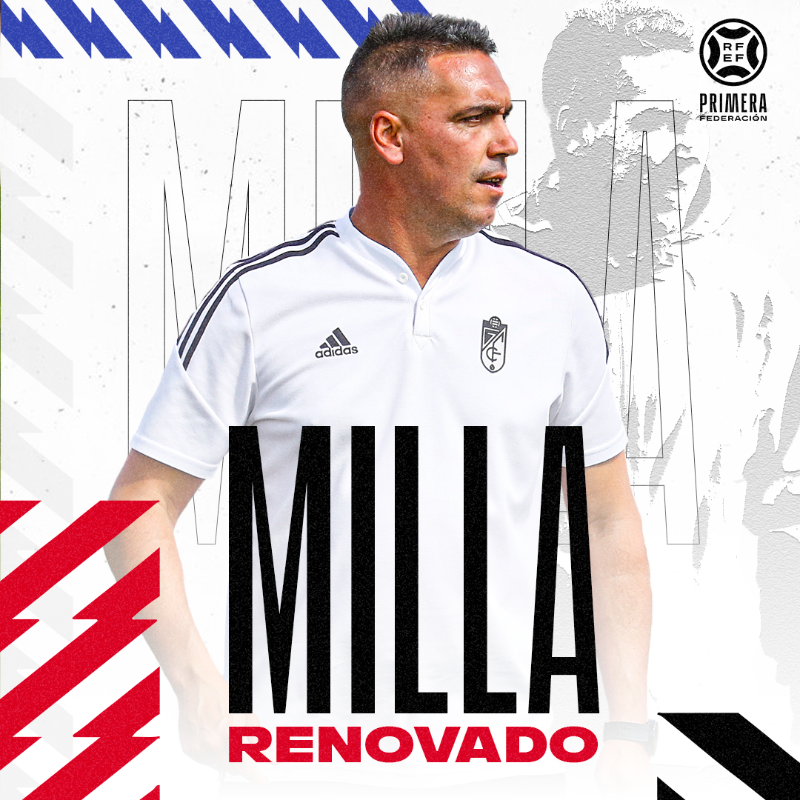 CanteraNazari's tweet photo. ✍🏼 𝐎𝐟𝐢𝐜𝐢𝐚𝐥: Juan Antonio Milla renueva con el Recreativo Granada

#𝘾𝙖𝙣𝙩𝙚𝙧𝙖𝙉𝙖𝙯𝙖𝙧𝙞 🇦🇹 || #RecreGranada