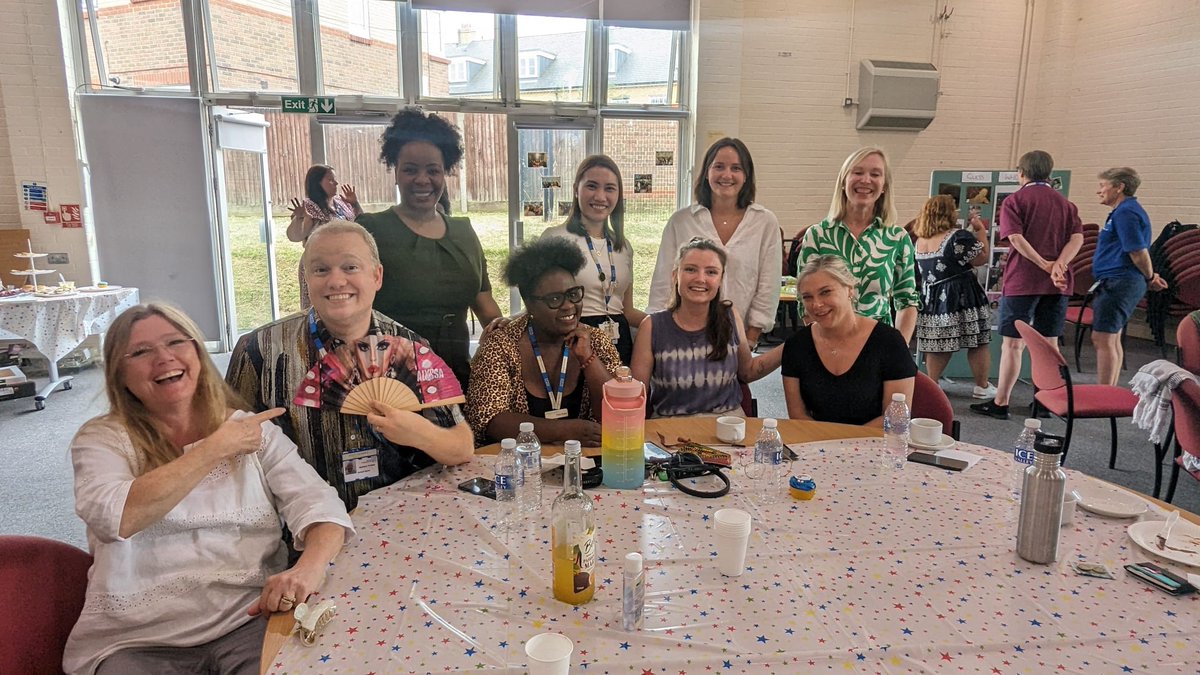 Our staff in Merton kicked off the #NHS75 celebrations in style this week with a tea party including cakes, games and catch ups!🎂🎉

Thank you to all our staff for the care you provide to our communities.💙
