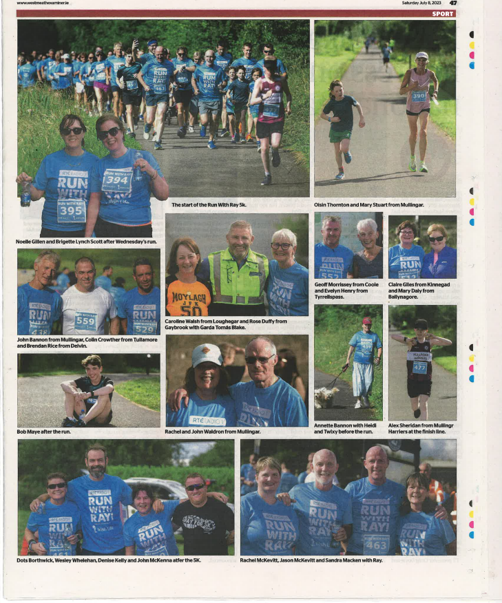 WESTMEATHSPORT's tweet photo. Thank you so much to the great teams at the @WHExaminer and @westmeathtopic for their coverage of #RunWithRay in this week's print editions. ππ»ππ»
Some wonderful pictures and coverage of what was a fabulous event on the Old Rail Trail, Mullingar π€©π€© https://t.co/33NPPctovi