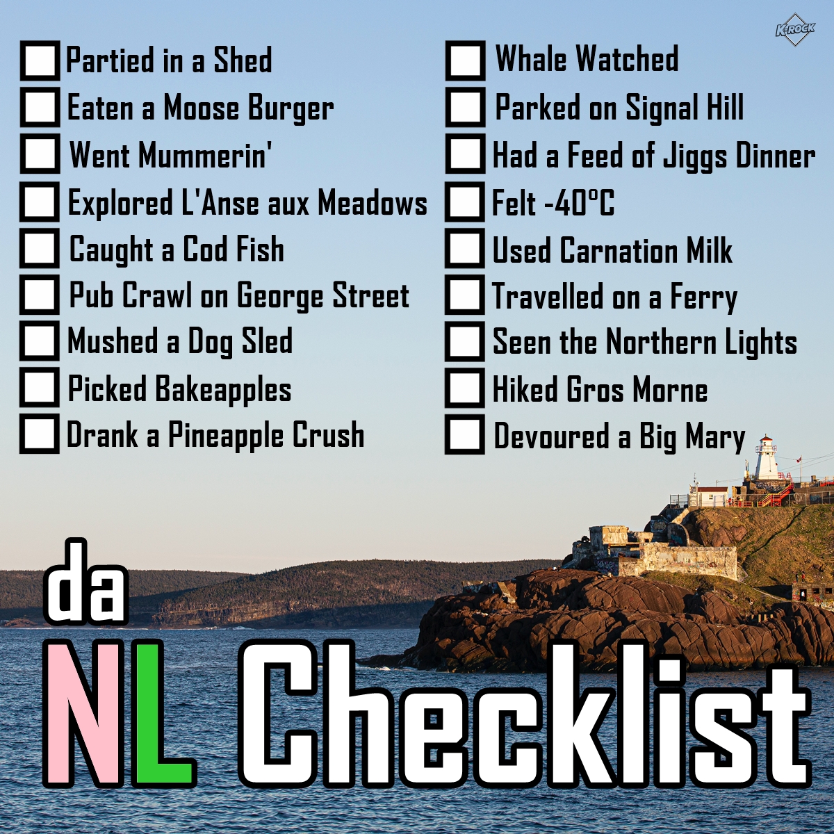 975krock's tweet image. How many did you get? - CCJ

#daNLChecklist #NLTourism