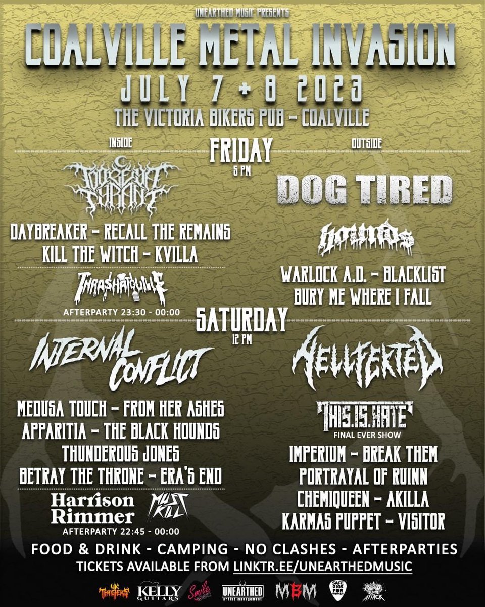 Coalville weekend is so close!  Really excited about this one