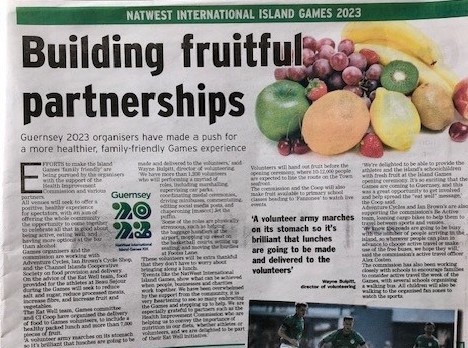 Thanks <a href="/GuernseyPress/">Guernsey Press</a> for featuring the <a href="/healthimprovegg/">The Health Improvement Commission for Gsy and Ald</a> collab with <a href="/Guernsey_2023/">Guernsey2023</a> Island Games, bringing together #activetravel #nutrition #alcoholfree to make it a family friendly, active and healthy games. More here: healthimprovement.gg 👏👏 <a href="/TanyaDorrity/">Tanya Dorrity</a> <a href="/alex_costen/">Alex Costen</a>