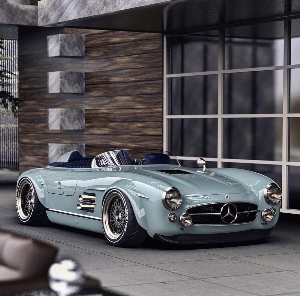 CrackedUpCars's tweet photo. Custom Mercedes 300SL https://t.co/h9n4RgF4gR