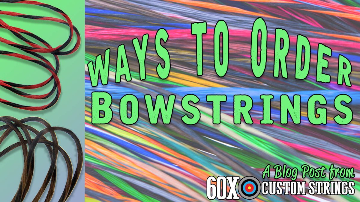 60XCustomString's tweet image. Busy season is upon us at 60X. 60X offers various ways to order bowstrings. Learn which way you should order in this 60X blog post.
60xcustomstrings.com
#archery #busyseason #huntingprep #60xcustomstrings #bowstrings