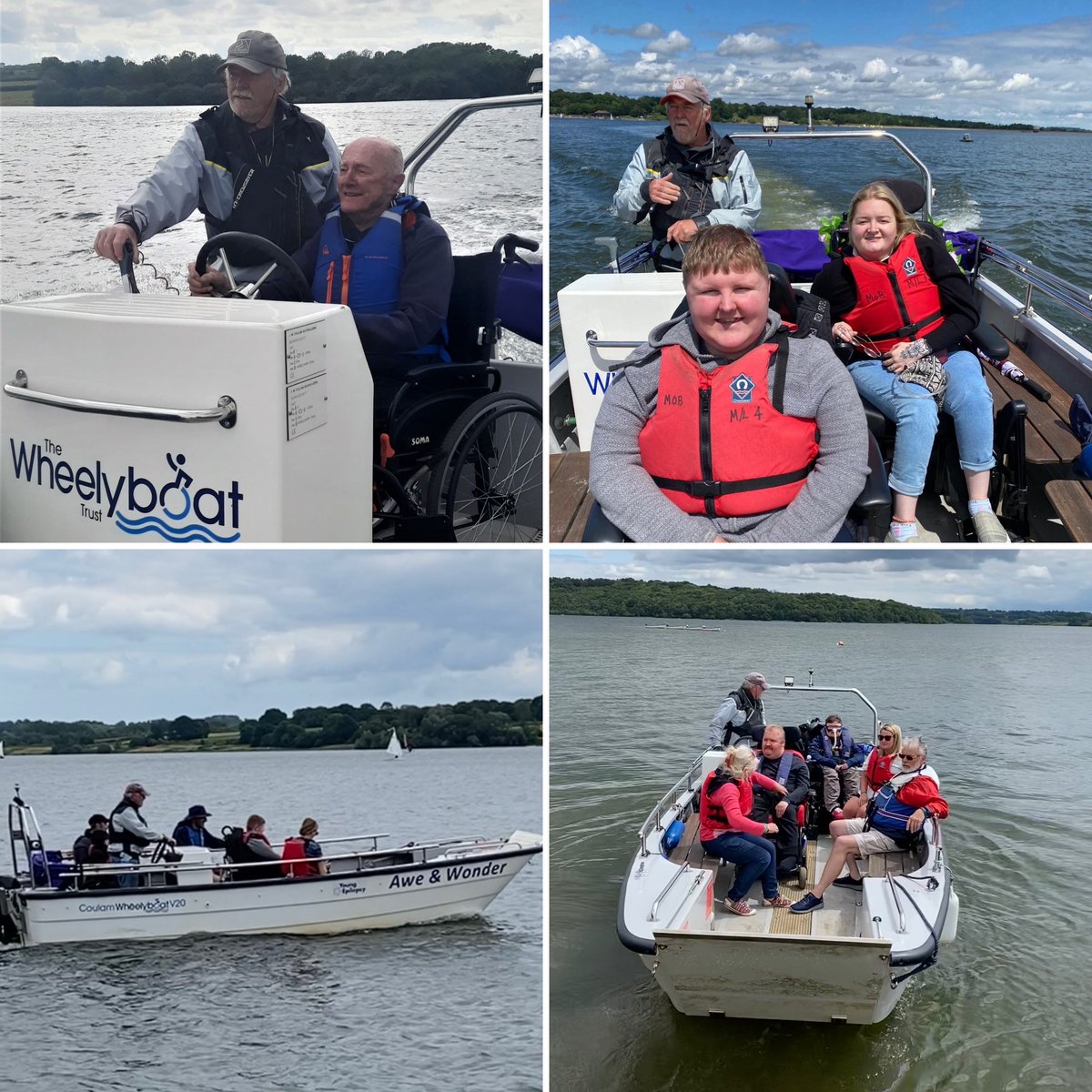 MarinersOfBewl's tweet photo. We had a fabulous club day on Saturday and were delighted to host guests from @DuchenneFSG  for their annual visit to @bewlwater . Thanks @WheelyboatTrust
The wheelyboat “Awe and Wonder” was out on the water all day, enabling everyone to get afloat and enjoy a great experience. https://t.co/BBtNt9BeHG