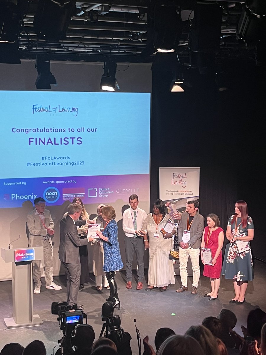 Charlotte Bosworth (@innovate_md_) on Twitter photo The continual amazing stories at The Festival of Learning Awards  #folawards 
Congrats to all finalists and winners The continual amazing stories at The Festival of Learning Awards  #folawards 
Congrats to all finalists and winners