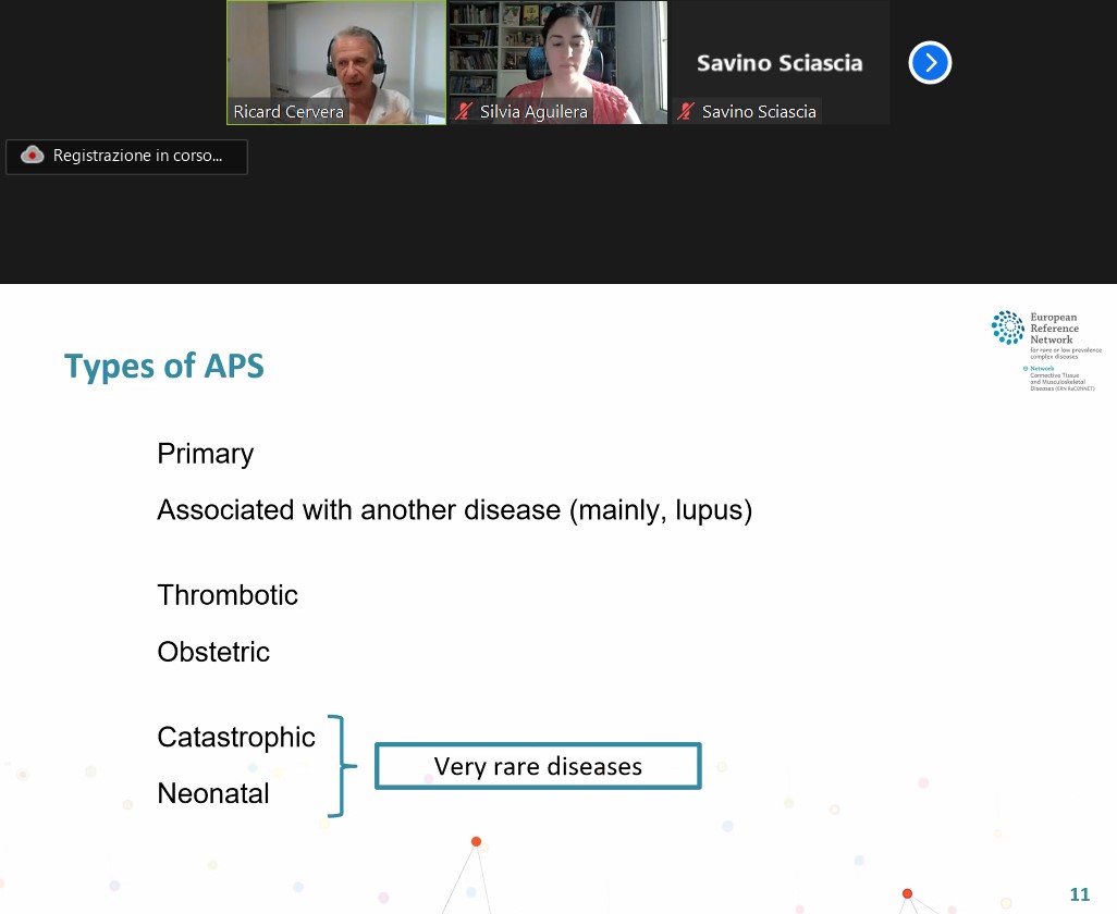 ern_reconnet's tweet photo. π΄#ERNReCONNETlive from the #ERNReCONNETwebinar on "What is #APS? How can I explain it to my #family n #friends?" with Prof #RicardCervera n ePAG @sil_aps, moderated by Prof
@savinosciascia
π¬ Types of APS
#ERNs #EU4Health #ERNReCONNET #rheumatology #patients https://t.co/c5XG2G8WOY