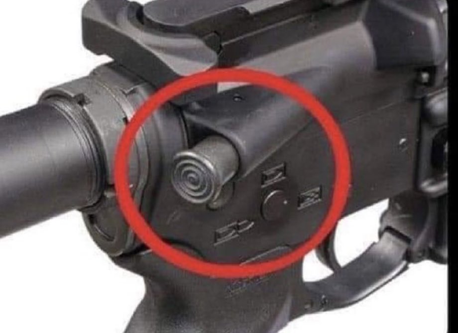 alphafox's tweet photo. One press of this button unleashes a burst of fire so devastating it can annihilate an entire platoon of soldiers, no civilian needs this power!! https://t.co/uETURrSzM6