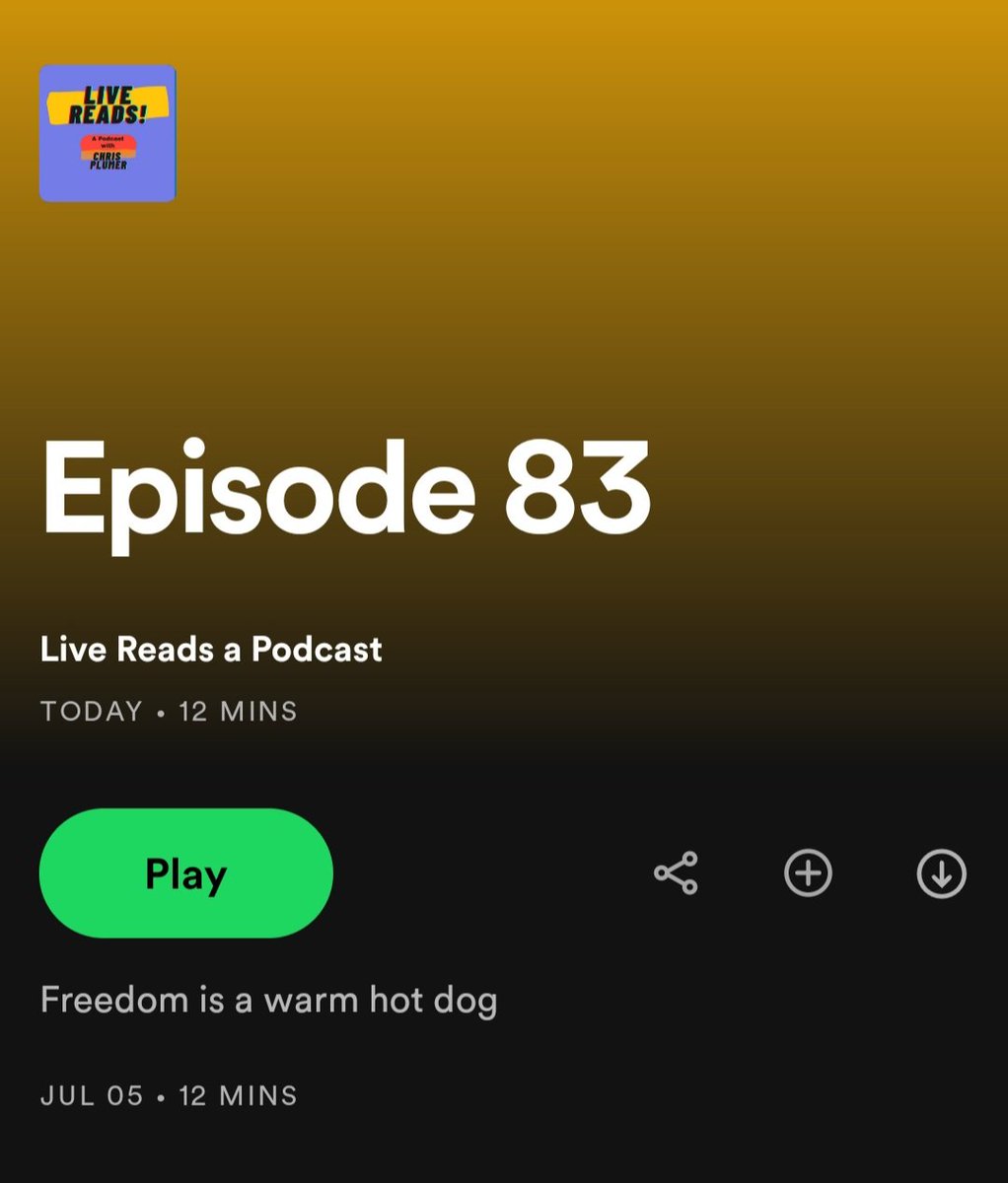 livereadspod's tweet photo. Happiness is a warm hot dog
Listen. Share. OBEY! 
#podcast #newepisode 
https://t.co/cA4L88NjdR https://t.co/CgHDxXWyoe