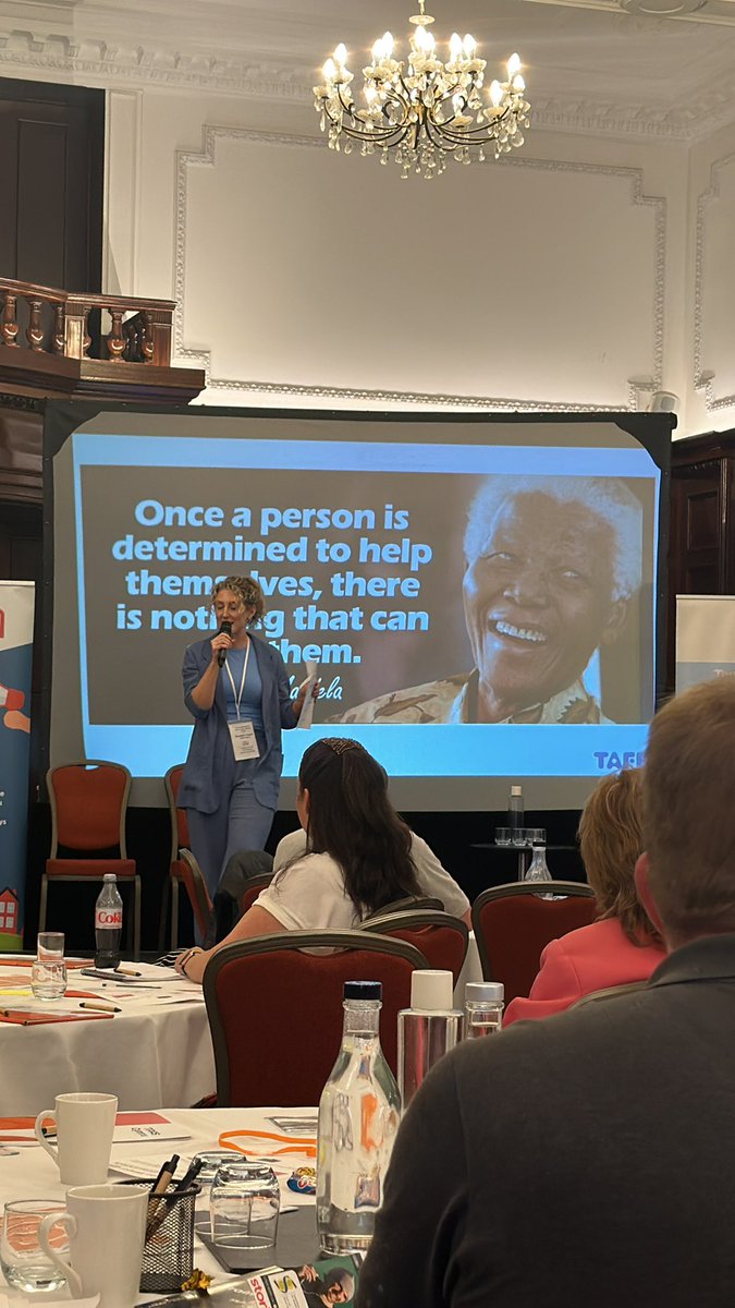 taff_Helen's tweet photo. Look for what’s strong not for what’s wrong…. just one of the fantastic takeaways from the @TPASCymru #CreatingGreatCommunities https://t.co/3gtuj6218u