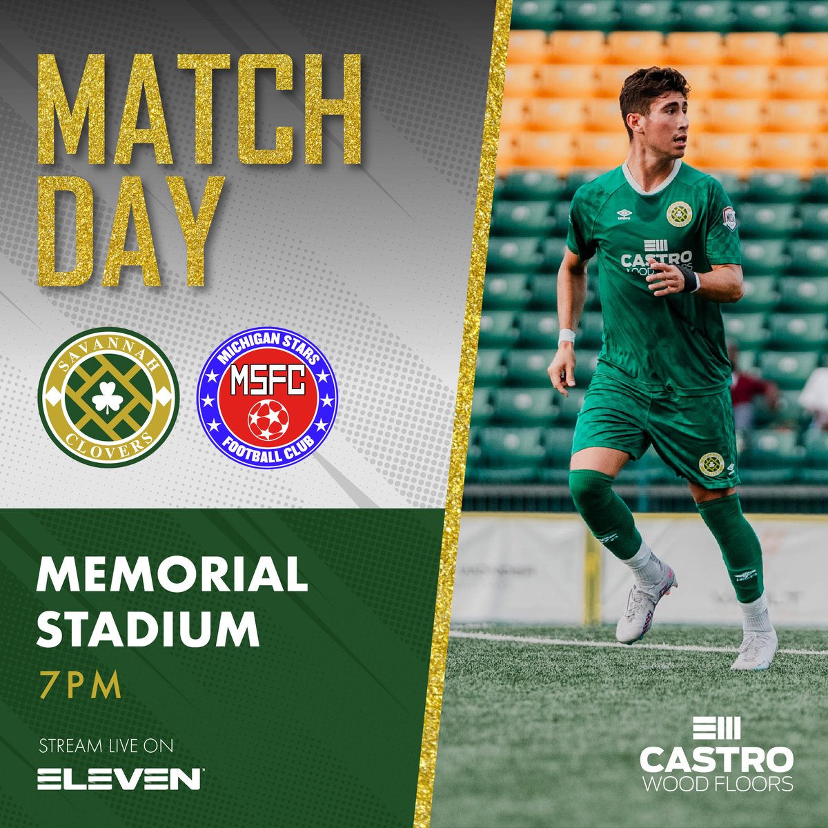 ⚽ 🇺🇸 ¡Hoy tenemos jornada entre semana! ¡Noche de militares y socorristas!
🎟️ Compra tus boletos hoy en Savannahclovers.com/tickets