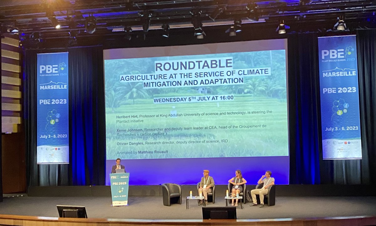 Round table : Agriculture at the service of climate mitigation and adaptation is starting at PBE2023