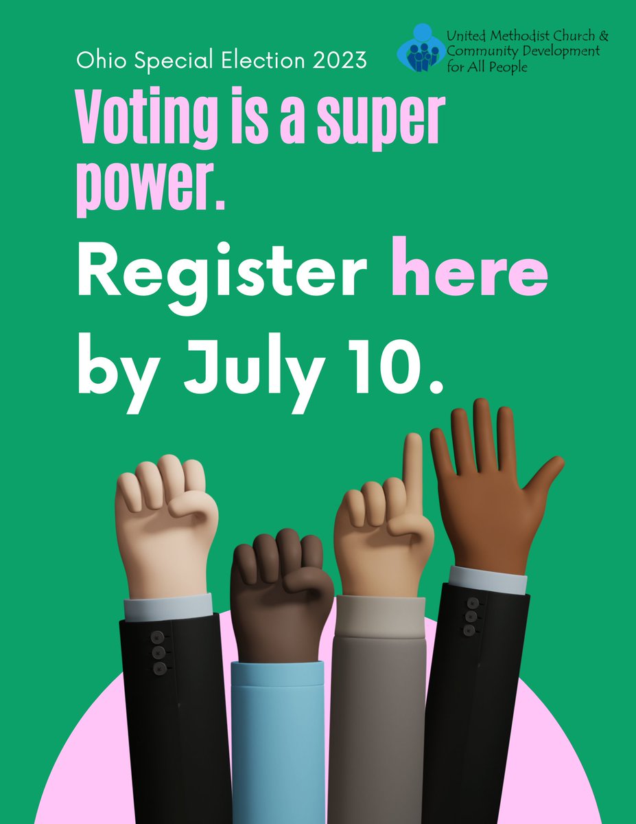 There are only five days left to register to vote in the upcoming special election. Register in person at 946 Parsons Ave, Columbus, OH 43206, or at olvr.ohiosos.gov. #columbus #community