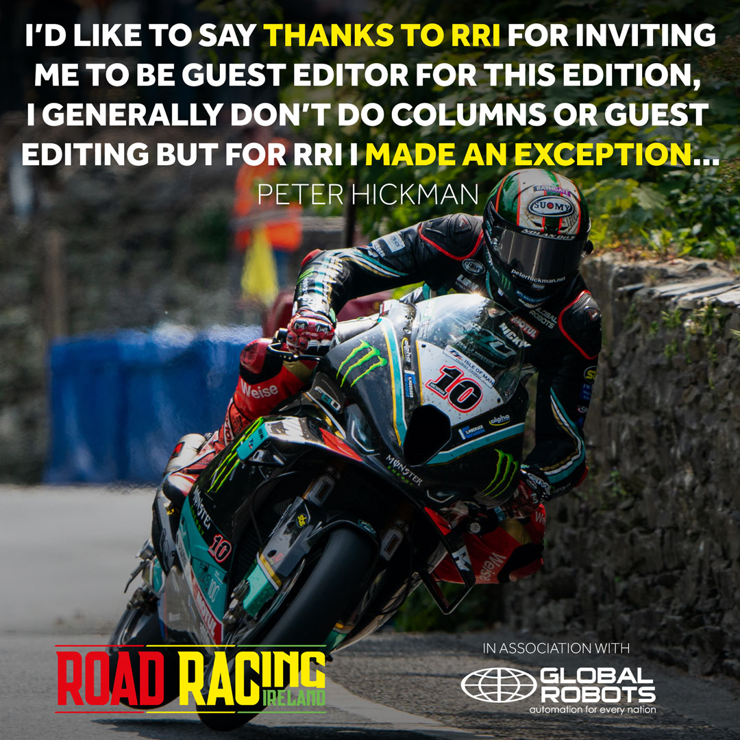 Official_RRI's tweet photo. The world's fastest rider is this month's guest editor...
@peterhickman60 gives his thoughts in the July 2023 issue of #RoadRacingIreland
Order online or buy in shops: https://t.co/JEHrPJtBlm
#nw200 #iomtt #roadracing #roadracingfans #iomtt2023 #tt #iselofmantt https://t.co/2qpalYAcZy