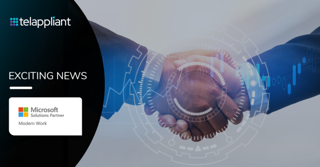 We are happy to share that Telappliant is now a <a href="/Microsoft/">Microsoft</a> Solutions Partner for Modern Work!

This demonstrates how Telappliant helps customers boost their productivity and make the shift to hybrid work using Microsoft 365.

To find out more, click here: bit.ly/3PJvlYu