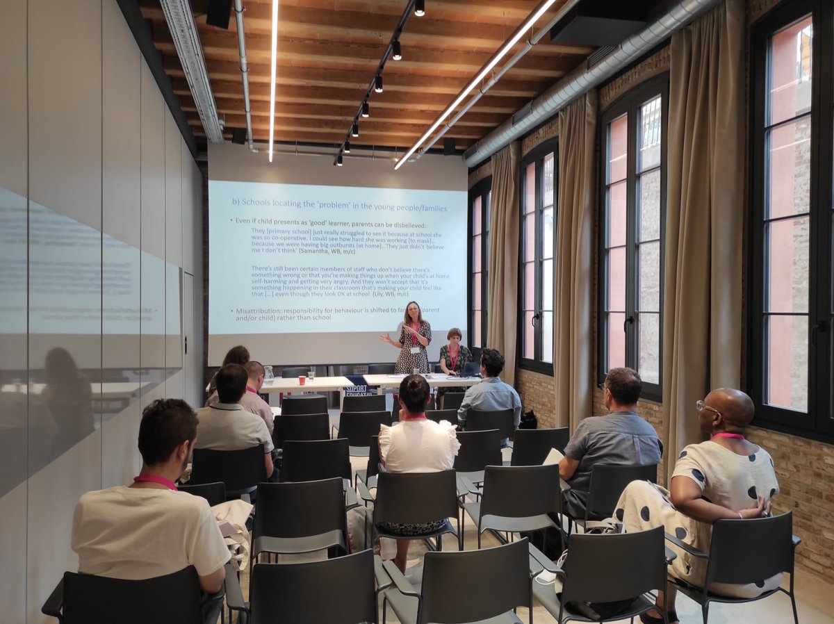 BSABourdieuSG's tweet photo. Last round of paper sessions of the day (on teachers and families, higher education and elites), plus the symposium "Against all odds: Educational transitions and aspirations in the light of social inequality". #Bourdieu2023 https://t.co/GshTUVmvKV