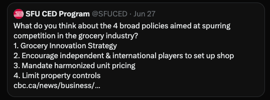 CCEDNet_RCDEC's tweet photo. A few CCEDNet staffers have extensive experience at the intersections of food systems and #CommunityEconomicDevelopment.
We asked one of them, the wonderful Susanna Redekop, whose CV includes 6 years of co-running the West End Food Co-op in Toronto, for her thoughts: (thread) https://t.co/Kt6r1GGum4
